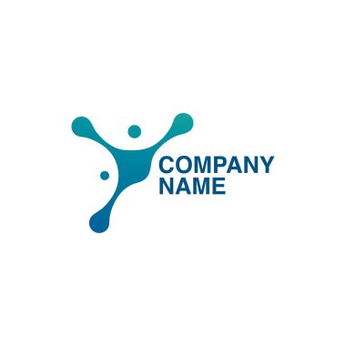 DNA logosu, Kimyasal, Molekül, Linkler nokta logosu, DNA vektörü, Kimya simgeleri