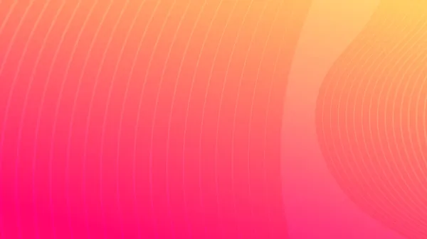 Moderner Farbenfroher Hintergrund Mit Wellenlinien Orange Geometrisch Abstrakte Präsentationskulisse Vektorillustration — Stockvektor