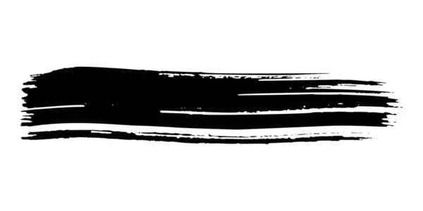Μαύρη Πινελιά Χειρόγραφες Κηλίδες Μελανιού Που Απομονώνονται Διαφανές Φόντο Εικονογράφηση — Διανυσματικό Αρχείο