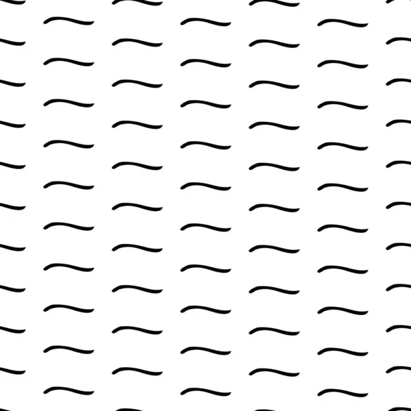 Безшовний Візерунок Чорною Ескізною Рукою Намальованою Формою Лоскоту Білому Тлі — стоковий вектор