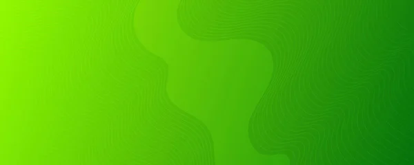Современный Красочный Градиентный Фон Волновыми Линиями Зеленый Геометрический Абстрактный Фон — стоковый вектор