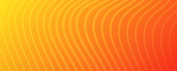 Современный Красочный Градиентный Фон Волновыми Линиями Оранжевый Геометрический Абстрактный Фон — стоковый вектор