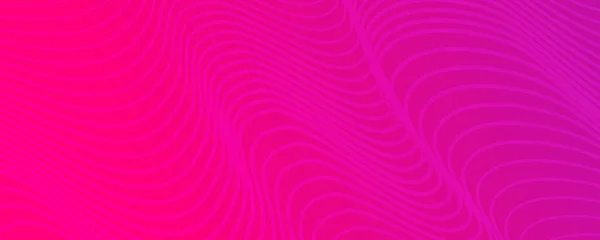 Moderner Farbenfroher Hintergrund Mit Wellenlinien Rosa Geometrisch Abstrakte Präsentationskulisse Vektorillustration — Stockvektor