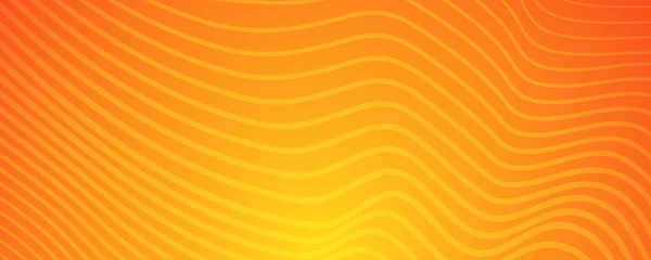 Moderner Farbenfroher Hintergrund Mit Wellenlinien Gelbe Geometrisch Abstrakte Präsentationskulisse Vektorillustration — Stockvektor