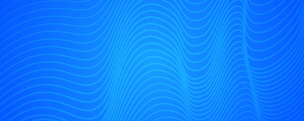 Moderner Farbenfroher Hintergrund Mit Wellenlinien Blauer Geometrisch Abstrakter Präsentationskulisse Vektorillustration — Stockvektor