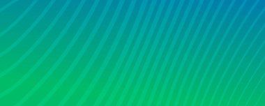 Dalga çizgileri olan modern renkli bir arkaplan. Yeşil geometrik soyut sunum arkaplanı. Vektör illüstrasyonu