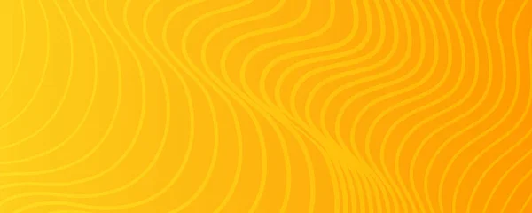 Современный Красочный Градиентный Фон Волновыми Линиями Желтый Геометрический Абстрактный Фон — стоковый вектор