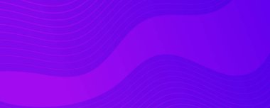 Dalga çizgileri olan modern renkli bir arkaplan. Mor geometrik soyut sunum arkaplanı. Vektör illüstrasyonu