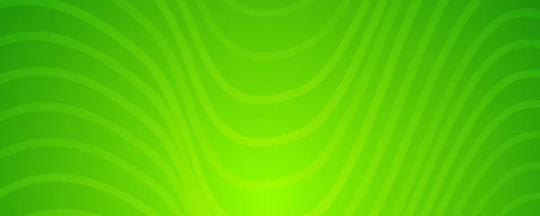Modern Grön Lutning Bakgrunder Med Våglinjer Huvudbanderoll Ljus Geometrisk Abstrakt — Stock vektor