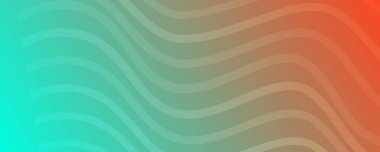 Modern green and orange gradient backgrounds with wave lines. Header banner. Bright geometric abstract presentation backdrops. Vector illustration