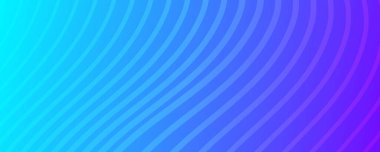 Dalga çizgileri olan modern mavi eğimli arka planlar. Başlık pankartı. Parlak geometrik soyut sunum arkaplanları. Vektör illüstrasyonu