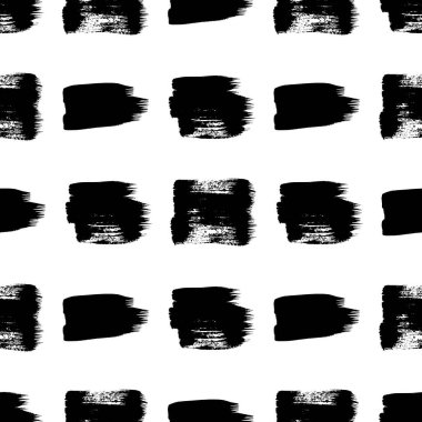 Koyu elle çizilmiş kusursuz desen beyaz arka planda karalama lekesi. Soyut grunge dokusu. Vektör illüstrasyonu
