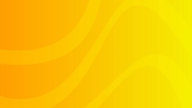 Dalga çizgileri olan modern sarı eğimli arka planlar. Başlık pankartı. Parlak geometrik soyut sunum arkaplanları. Vektör illüstrasyonu