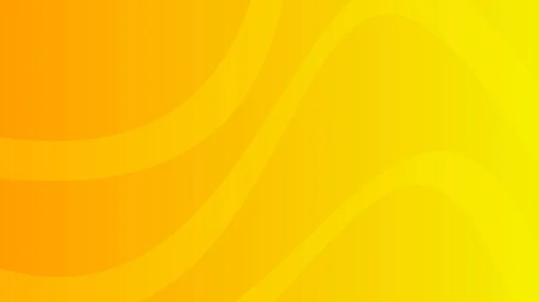 Fondos Degradado Amarillo Moderno Con Líneas Onda Banner Encabezado Brillantes — Vector de stock