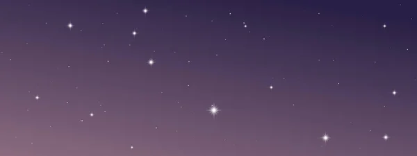 Cielo Nocturno Con Muchas Estrellas Fondo Abstracto Naturaleza Con Polvo — Vector de stock