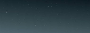 Bir sürü yıldızlı gece gökyüzü. Evrenin derinliklerindeki yıldız tozuyla soyut doğa arka planı. Vektör illüstrasyonu