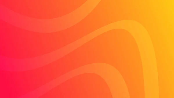 Modern Orange Gradient Backgrounds Wave Lines Header Banner Bright Geometric — Stock Vector