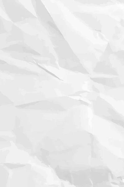 Beyaz, buruşuk kağıt arka plan. Poster ve afişler için dikey buruşmuş boş kağıt şablonu