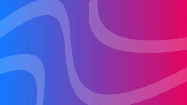波線のある近代的な紫色のグラデーションの背景 ヘッダーバナー 明るい幾何学的抽象的なプレゼンテーションの背景 ベクターイラスト — ストックベクタ