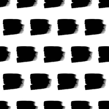 Koyu elle çizilmiş kusursuz desen beyaz arka planda karalama lekesi. Soyut grunge dokusu. Vektör illüstrasyonu