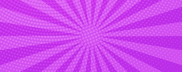 Фиолетовый Фон Страницы Комикса Стиле Поп Арта Пустым Пространством Шаблон — стоковый вектор