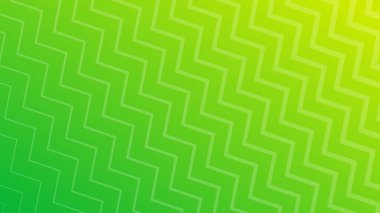 Zig zag çizgileri olan modern yeşil eğimli arka planlar. Başlık pankartı. Parlak geometrik soyut sunum arkaplanları. Vektör illüstrasyonu