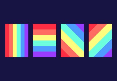 Background pictured Support Pride Month.