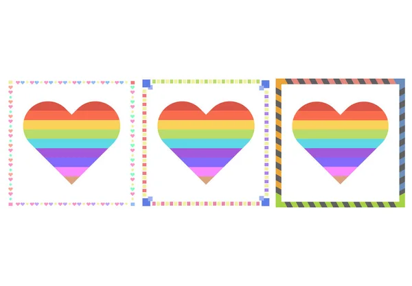 Banner Background Pride Month — Vettoriale Stock
