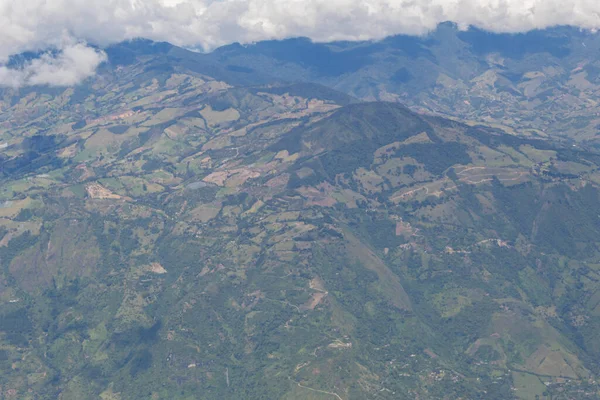 Mountains Antioquia Colombia Seen Air — Stockfoto
