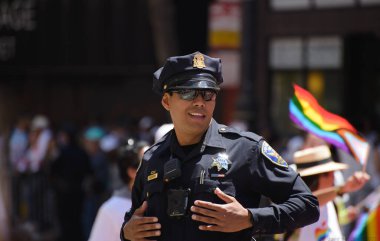 26 Haziran 2022, San Francisco California, ABD, Onur Yürüyüşü San Francisco Polis Memuru 