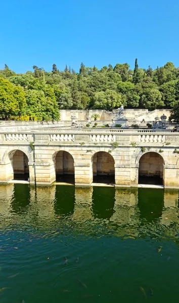 Betaling Dans Parc Nimes Nemausus — Stockfoto