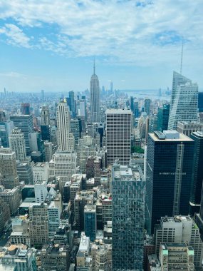 New York City view from the Rockefeller center (top of the rock)