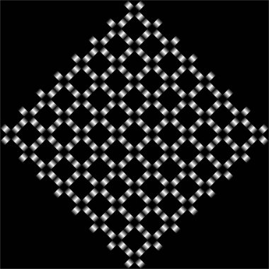 Arkaplan Çizgileri, Grafik Tasarım veya Element Dekorasyonu için Optik İllüzyon. Vektör İllüstrasyonu