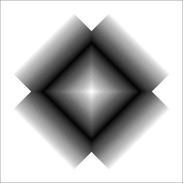 Arkaplan Çizgileri Grafik Tasarım Veya Element Dekorasyonu Için Optik Llüzyon — Stok Vektör