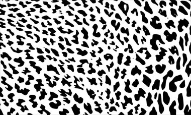 Çita, Leopar ya da Jaguar (Büyük Kedi Ailesi) Motifler. Hayvan Baskı Serisi. Vektör İllüstrasyonu  