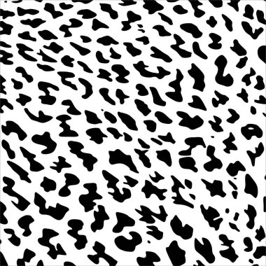 Çita, Leopar ya da Jaguar (Büyük Kedi Ailesi) Motifler. Hayvan Baskı Serisi. Vektör İllüstrasyonu  