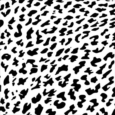 Çita, Leopar ya da Jaguar (Büyük Kedi Ailesi) Motifler. Hayvan Baskı Serisi. Vektör İllüstrasyonu  