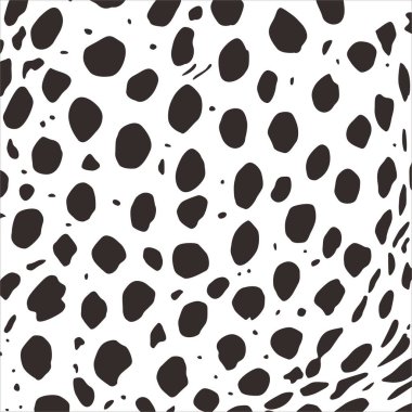 Çita, Leopar ya da Jaguar (Büyük Kedi Ailesi) Motifler. Hayvan Baskı Serisi. Vektör İllüstrasyonu 