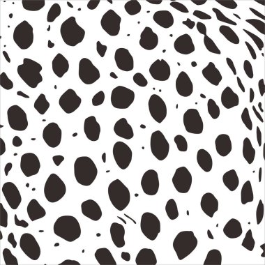 Çita, Leopar ya da Jaguar (Büyük Kedi Ailesi) Motifler. Hayvan Baskı Serisi. Vektör İllüstrasyonu 