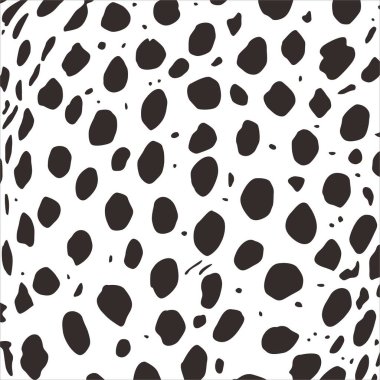 Çita, Leopar ya da Jaguar (Büyük Kedi Ailesi) Motifler. Hayvan Baskı Serisi. Vektör İllüstrasyonu 