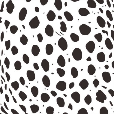 Çita, Leopar ya da Jaguar (Büyük Kedi Ailesi) Motifler. Hayvan Baskı Serisi. Vektör İllüstrasyonu 