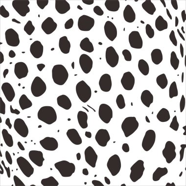 Çita, Leopar ya da Jaguar (Büyük Kedi Ailesi) Motifler. Hayvan Baskı Serisi. Vektör İllüstrasyonu 