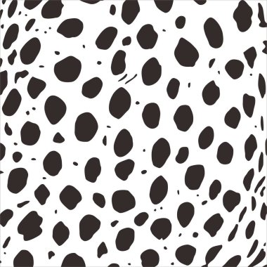 Çita, Leopar ya da Jaguar (Büyük Kedi Ailesi) Motifler. Hayvan Baskı Serisi. Vektör İllüstrasyonu 