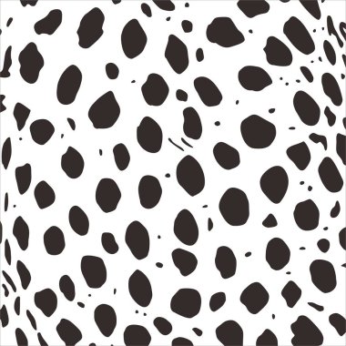 Çita, Leopar ya da Jaguar (Büyük Kedi Ailesi) Motifler. Hayvan Baskı Serisi. Vektör İllüstrasyonu 