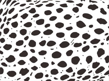 Çita, Leopar ya da Jaguar (Büyük Kedi Ailesi) Motifler. Hayvan Baskı Serisi. Vektör İllüstrasyonu 