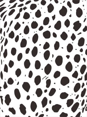 Çita, Leopar ya da Jaguar (Büyük Kedi Ailesi) Motifler. Hayvan Baskı Serisi. Vektör İllüstrasyonu 