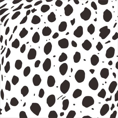 Çita, Leopar ya da Jaguar (Büyük Kedi Ailesi) Motifler. Hayvan Baskı Serisi. Vektör İllüstrasyonu 