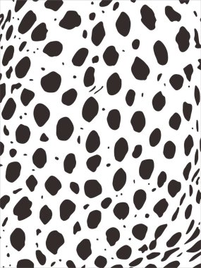 Çita, Leopar ya da Jaguar (Büyük Kedi Ailesi) Motifler. Hayvan Baskı Serisi. Vektör İllüstrasyonu 