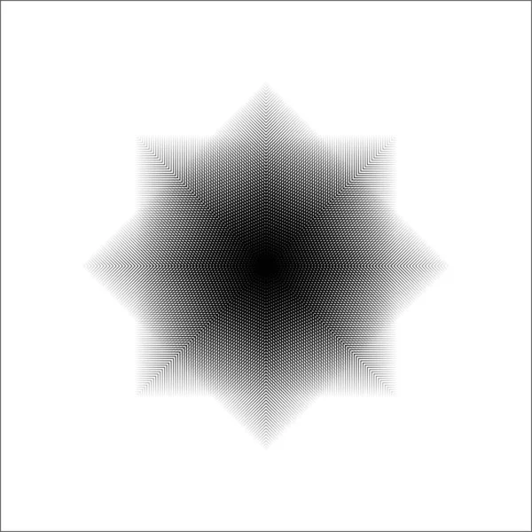 Abstrakter Geometrischer Hintergrund Monochrome Textur Schwarz Weiß Muster Vektorillustration — Stockvektor