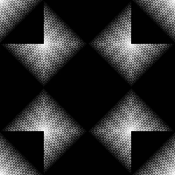 Fondo Geométrico Abstracto Textura Monocromática Patrón Blanco Negro Ilustración Vectorial — Archivo Imágenes Vectoriales
